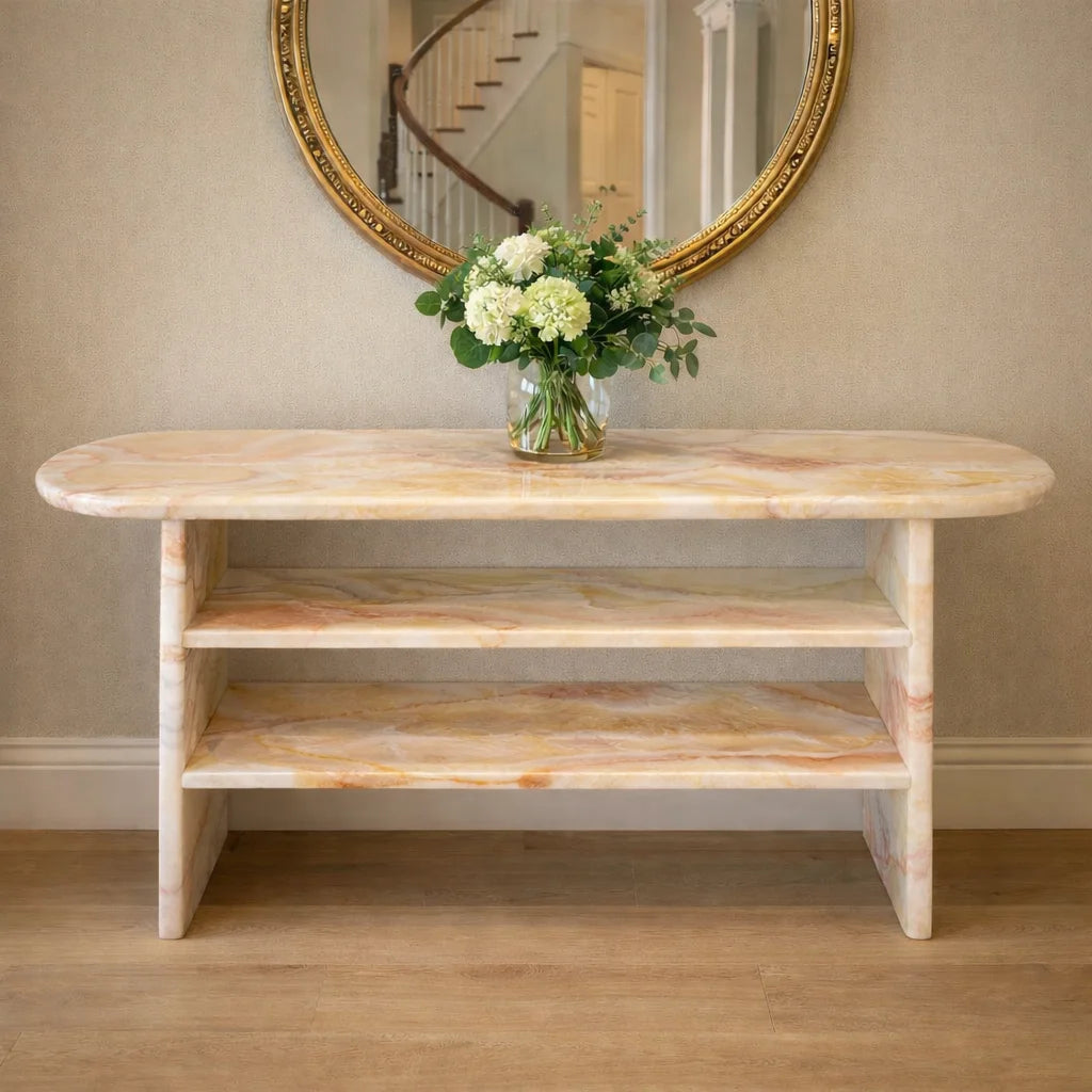 Opal Curve Console Table