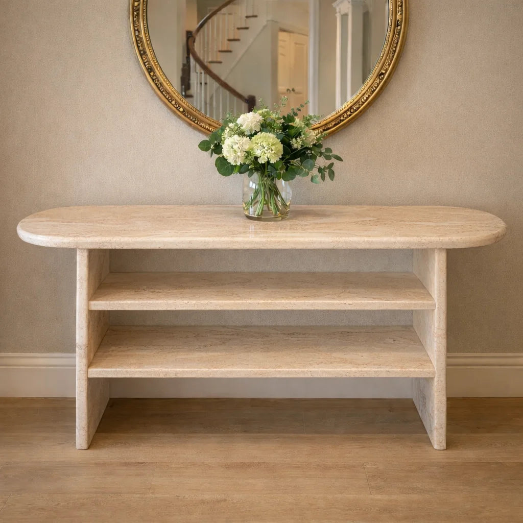 Opal Curve Console Table