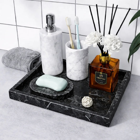 Opal Marble Vanity Tray