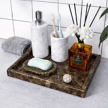 Opal Marble Vanity Tray