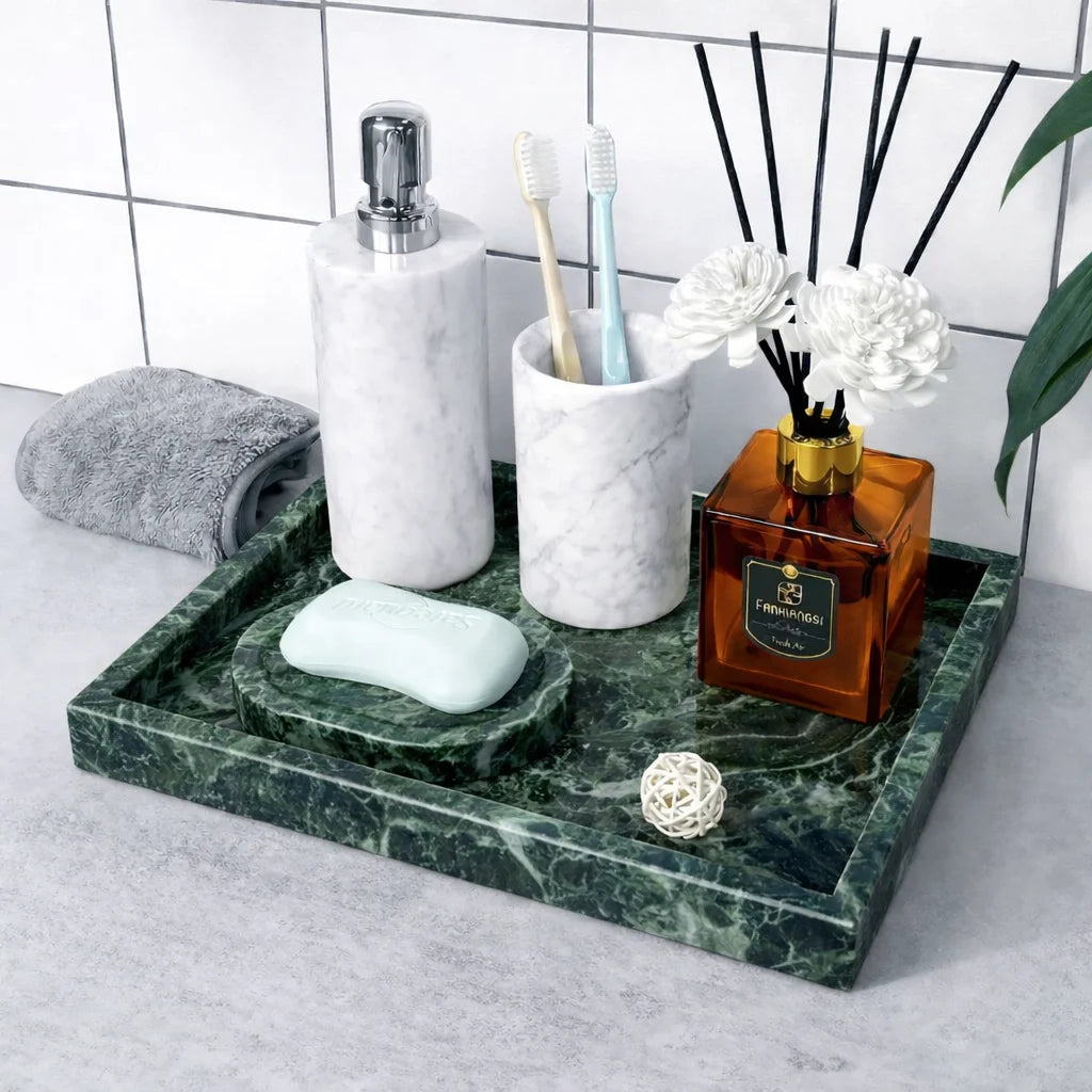 Opal Marble Vanity Tray