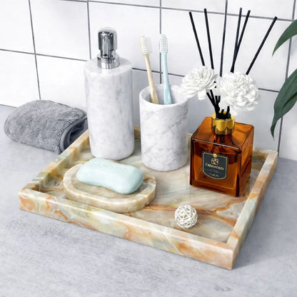 Opal Marble Vanity Tray