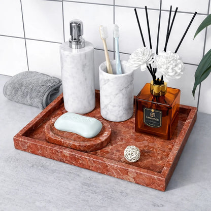 Opal Marble Vanity Tray