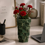 Oslo Stacked Marble Vase