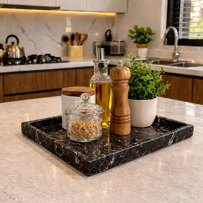 Ottoman Marble Decor Tray