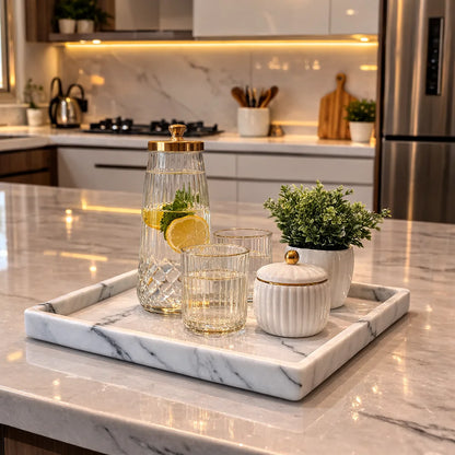 Ottoman Marble Decor Tray