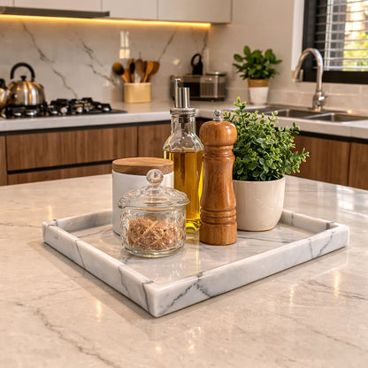 Ottoman Marble Decor Tray