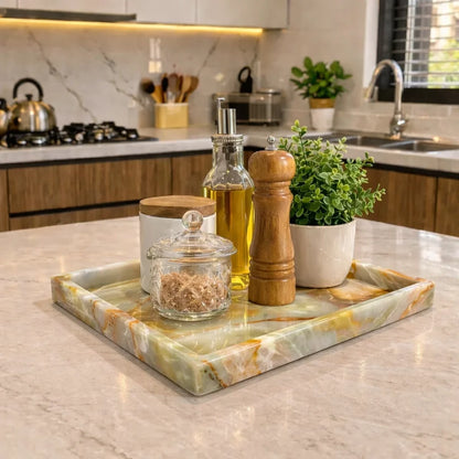 Ottoman Marble Decor Tray