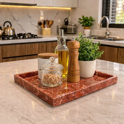 Ottoman Marble Decor Tray