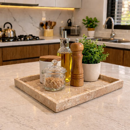Ottoman Marble Decor Tray
