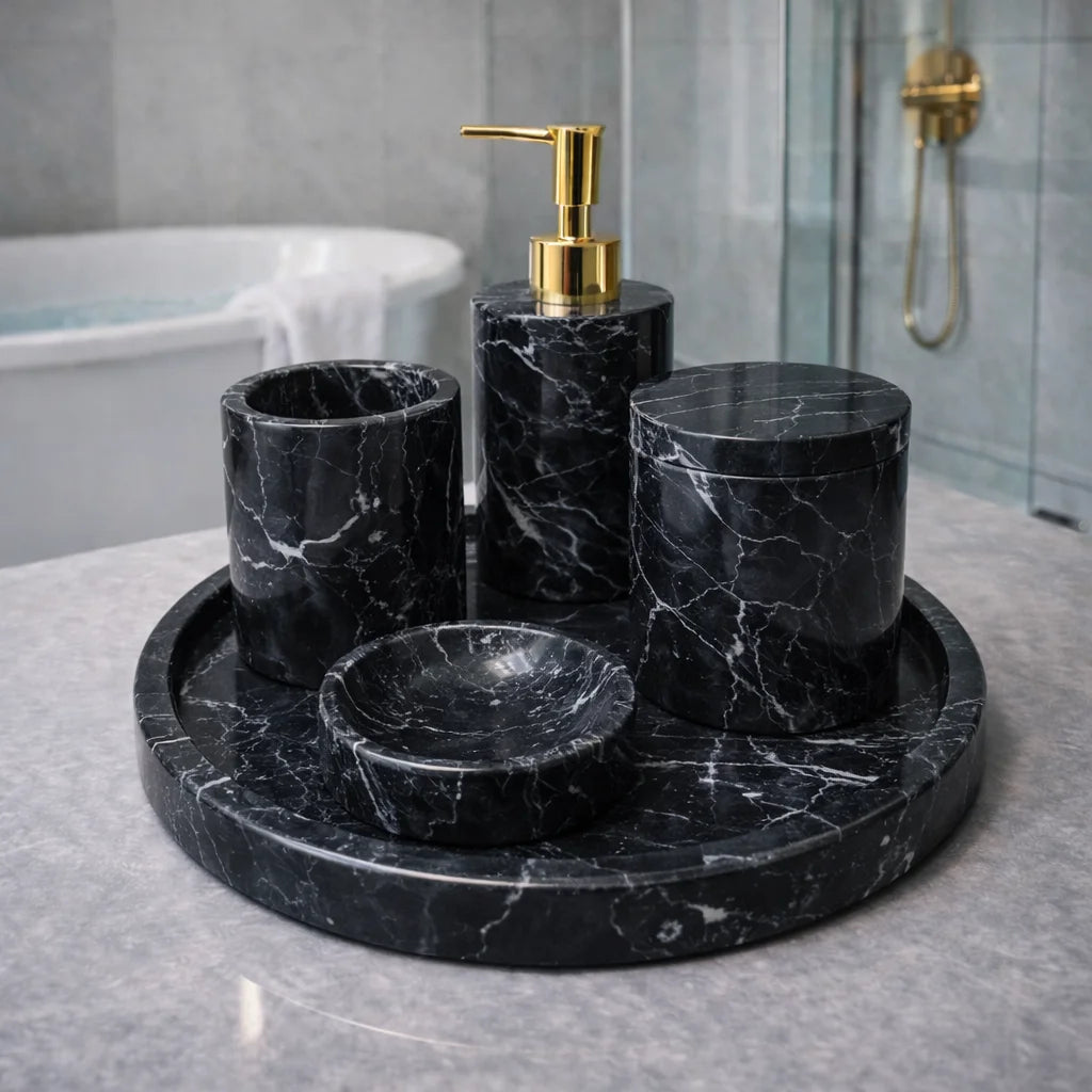 Pearl Stone Bathroom Collection