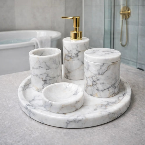 Pearl Stone Bathroom Collection
