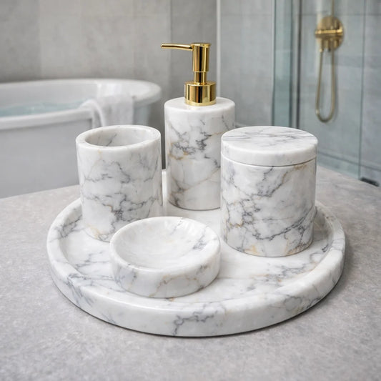 Pearl Stone Bathroom Collection