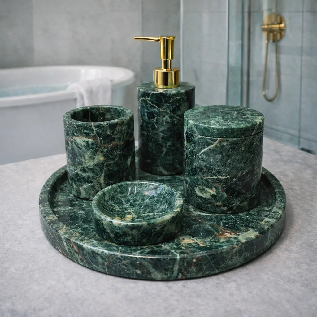 Pearl Stone Bathroom Collection