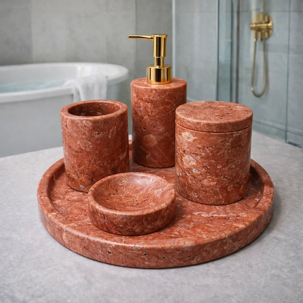 Pearl Stone Bathroom Collection