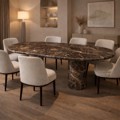 Prestige Oval Stone Dining Table