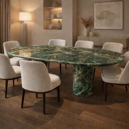 Prestige Oval Stone Dining Table