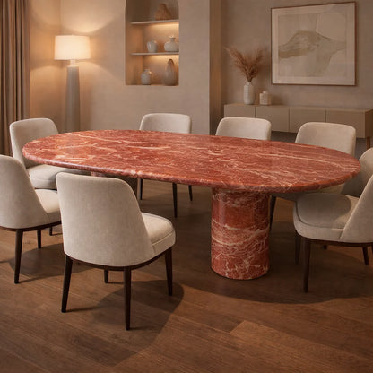 Prestige Oval Stone Dining Table