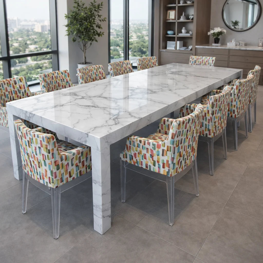 Prime Marble Rectangular Dining Table