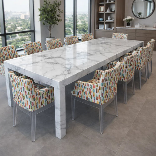 Prime Marble Rectangular Dining Table
