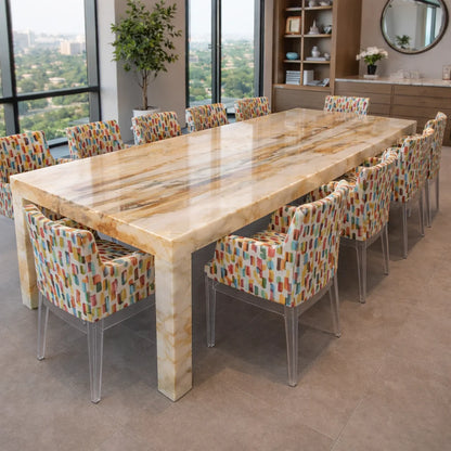 Prime Marble Rectangular Dining Table