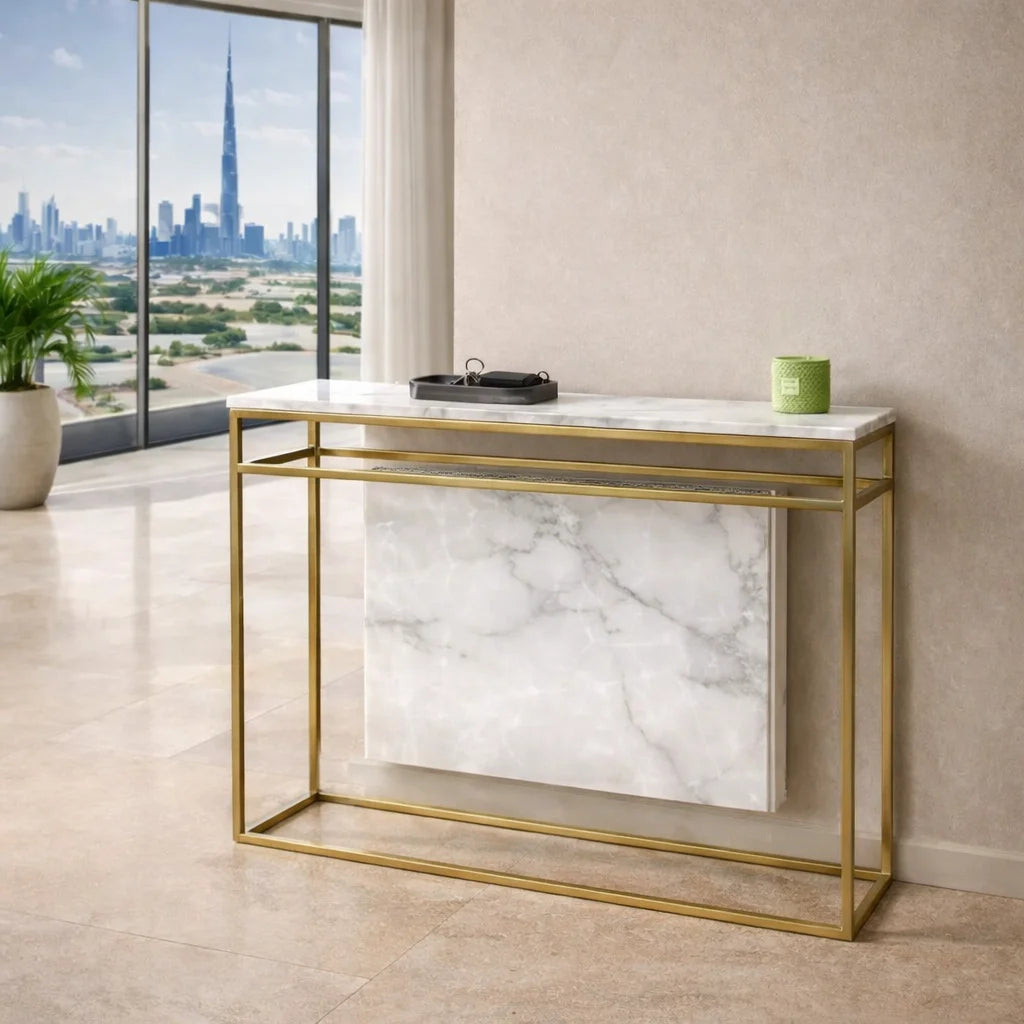 Radiator Bianco Console  Table