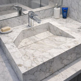 Rectangle Stone Bathroom Sink