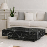 Modern Rectangular Marble Coffee Table