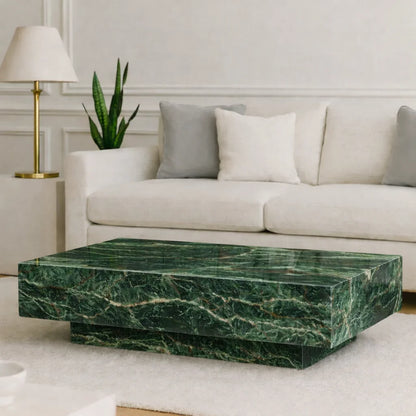 Modern Rectangular Marble Coffee Table
