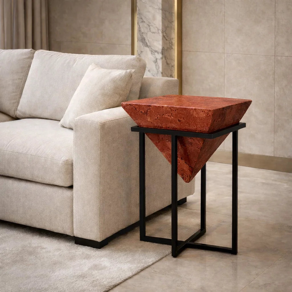 Trivanta Marble Side Table