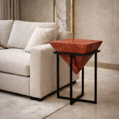 Trivanta Marble Side Table