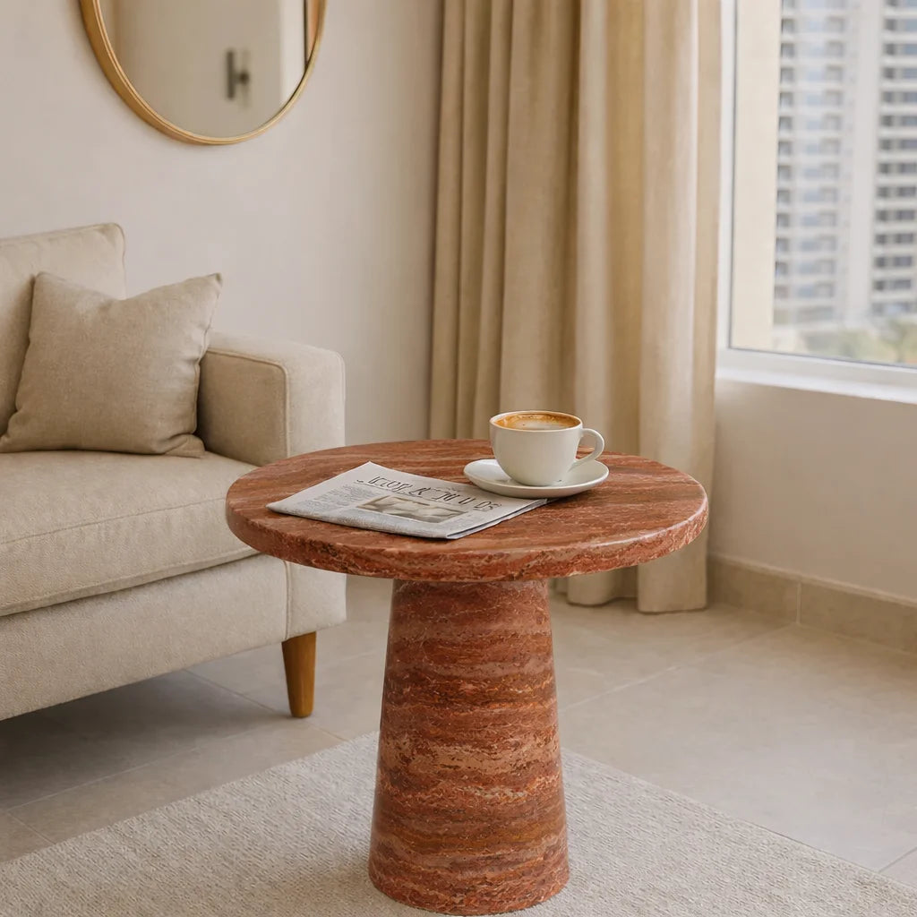 Viola Marble Round Coffee Table