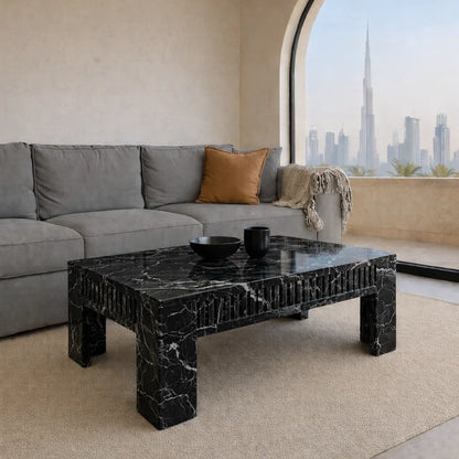 Rossa Levanto Marble Coffee Table