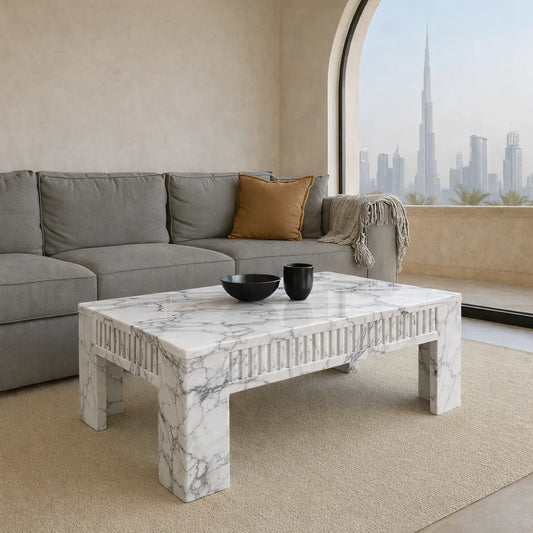 Rossa Levanto Marble Coffee Table