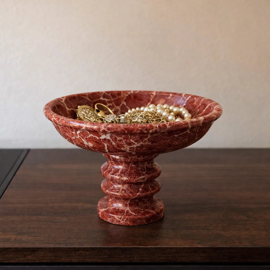 Rosso Levanto Crystal Jewelry Holder