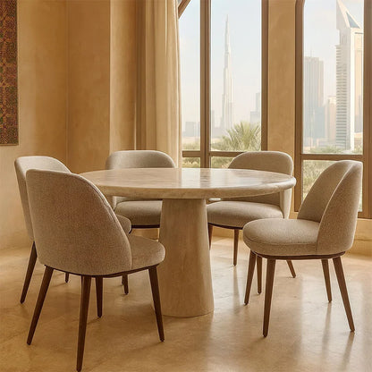 Marble Round Dining Table