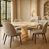 Marble Round Dining Table
