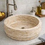 Round Silver sink for kitchen