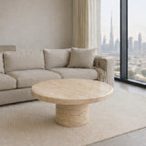 Espresso Luxe Marble Coffee Table