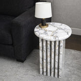 Royal Jade Pillar Side Table