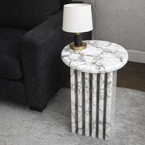 Royal Jade Pillar Side Table