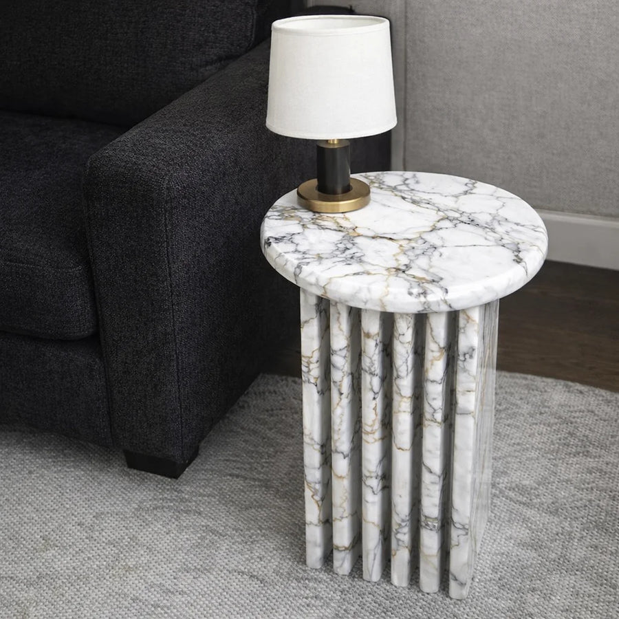 Royal Jade Pillar Side Table