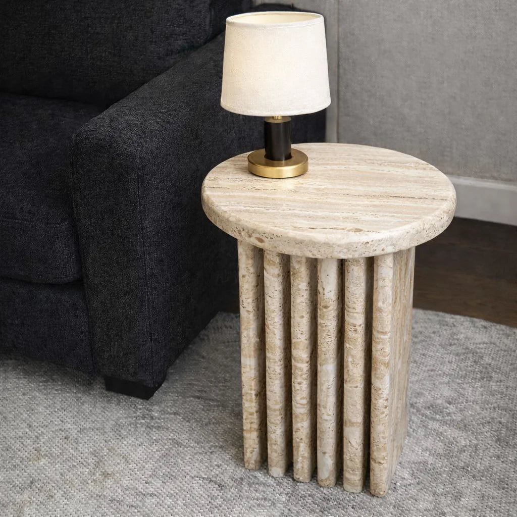 Royal Jade Pillar Side Table