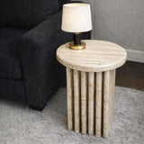 Royal Jade Pillar Side Table