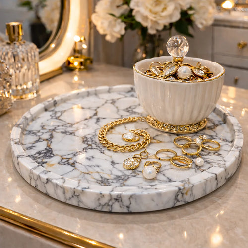 Royal Marble Jewelry Tray