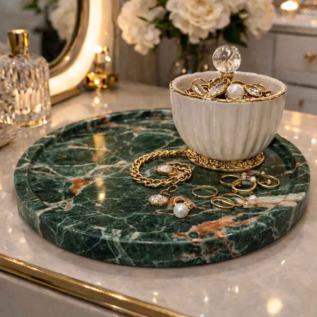 Royal Marble Jewelry Tray