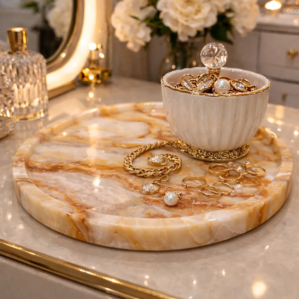 Royal Marble Jewelry Tray
