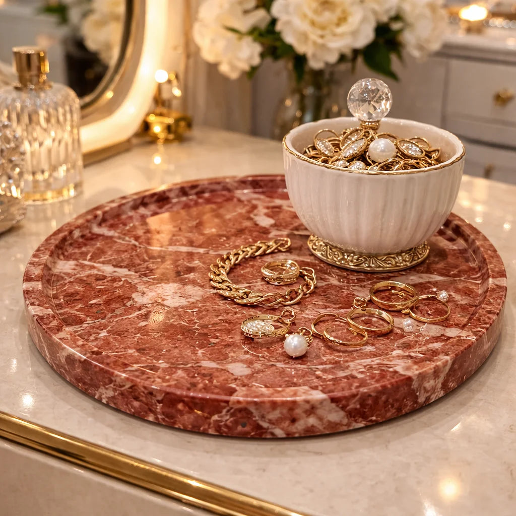 Royal Marble Jewelry Tray