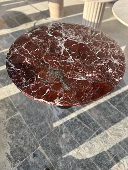 Ruby Crown Marble Dining Table