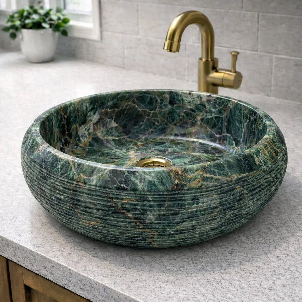 Ruby Stone Vessel Sink